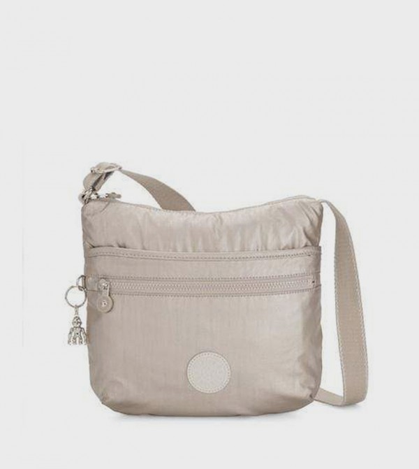 Arto Logo Detail Crossbody Bag with Keychain