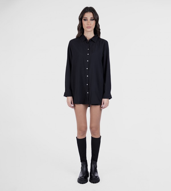 Solid Long Sleeves Shirt