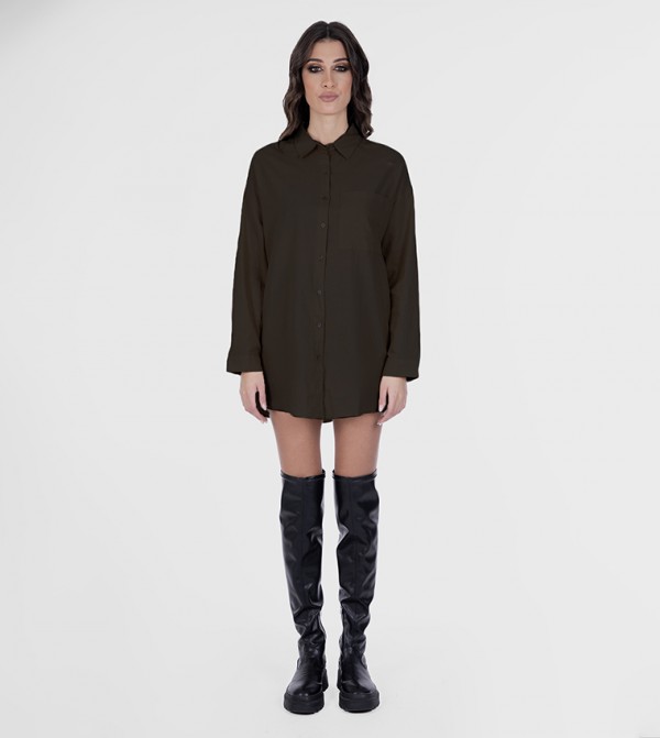 Solid Long Sleeves Shirt