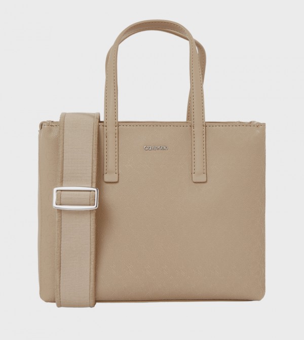 Monogram Patterned Tote Bag