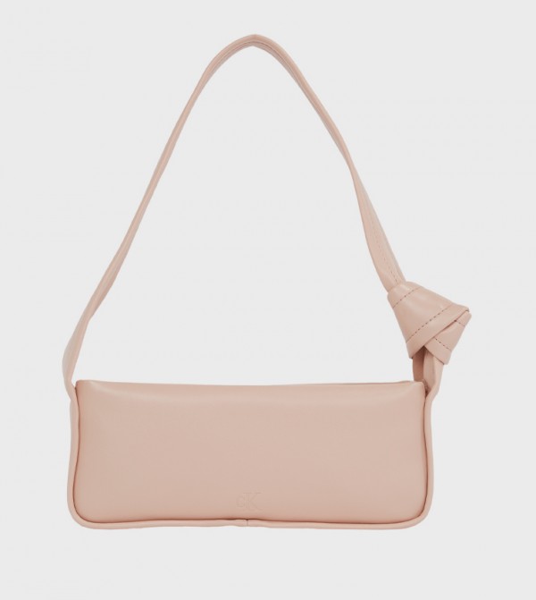 Solid Knotted Shoulder Bag