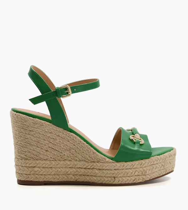 Dune peep best sale toe wedges