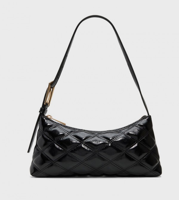 KAMILAA Quilted Zippered Shoulder Bag