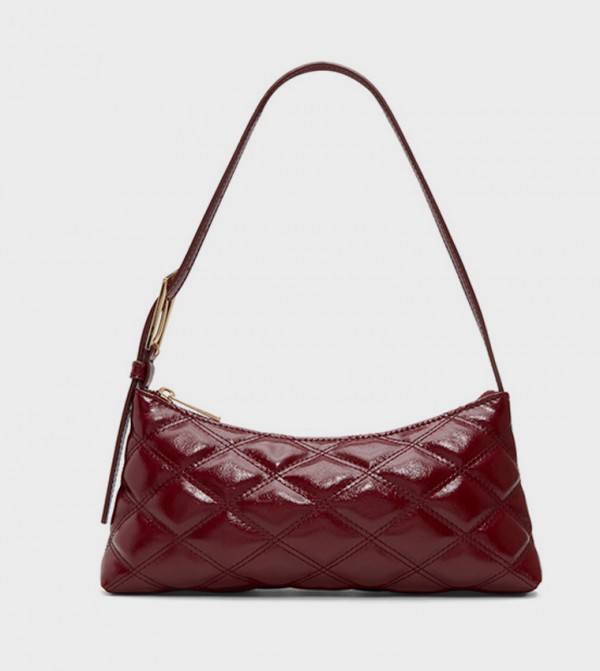 KAMILAA Quilted Zippered Shoulder Bag