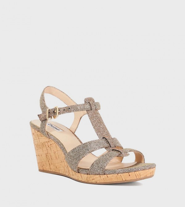 KASTRO Embellished Wedge Sandals