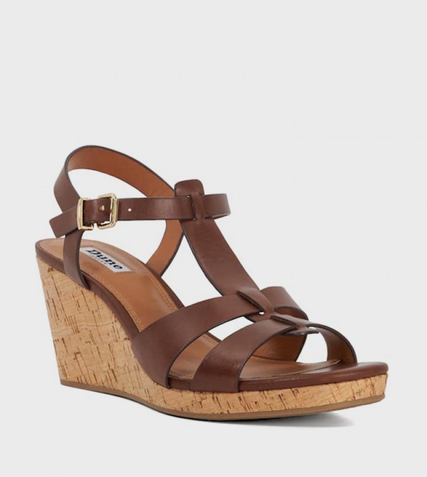 KASTRO Ankle Strap Wedge Sandals