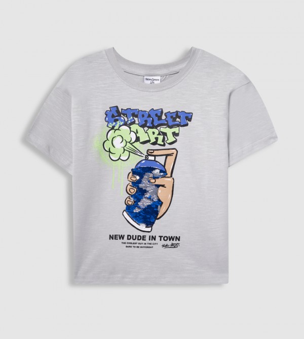 Printed Short Sleeves T-Shirt