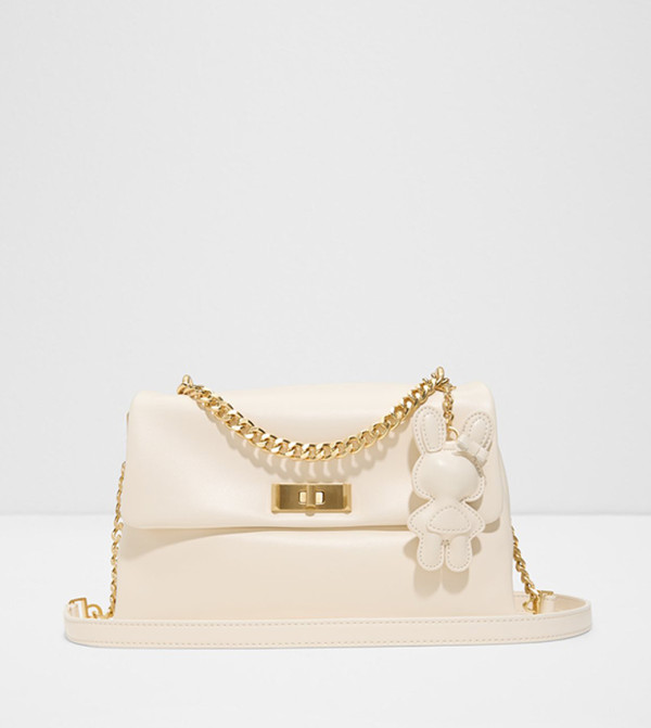 KATE Twist Lock Crossbody Bag with Charm