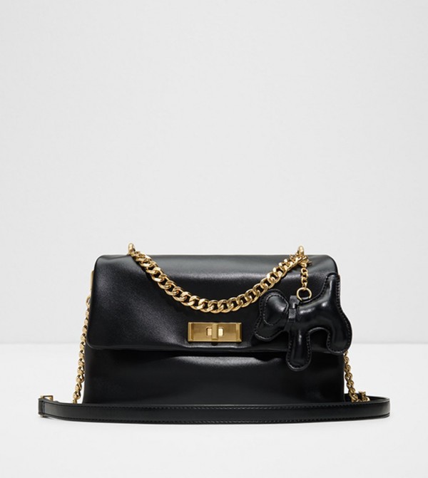 KATE Twist Lock Crossbody Bag with Charm