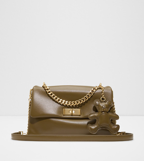 KATE Twist Lock Crossbody Bag with Charm