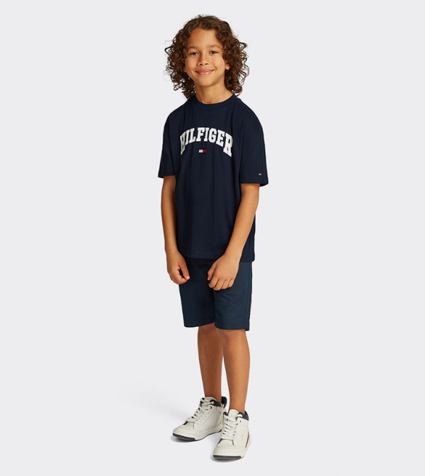 Logo Detail Crew Neck T-Shirt