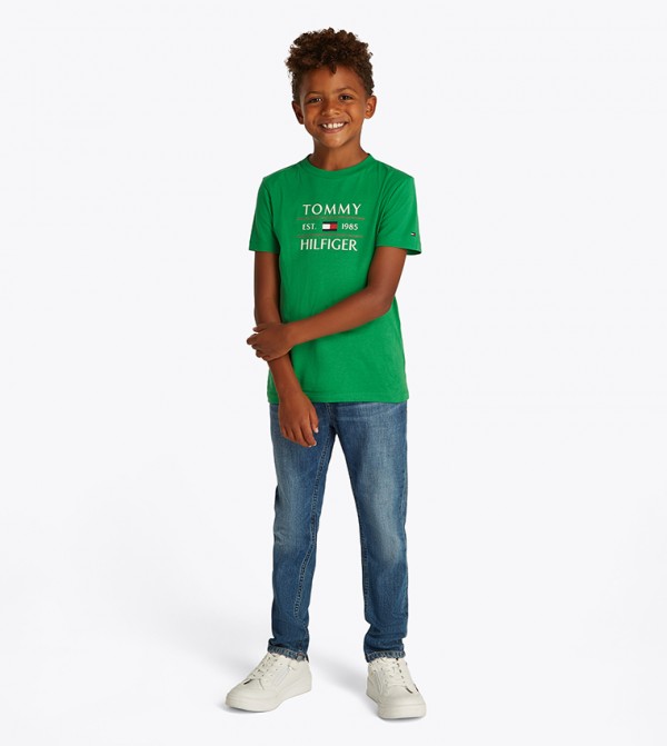 Logo Printed Short Sleeves T-Shirt