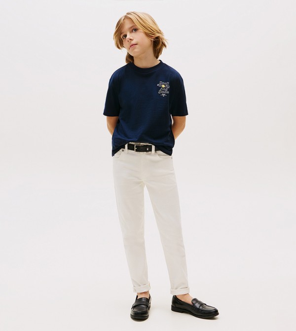 Printed Crew Neck T-Shirt