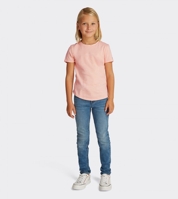 Logo Printed Crew Neck T-Shirt