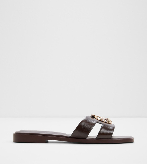 KHALI Open Toe Flat Sandals