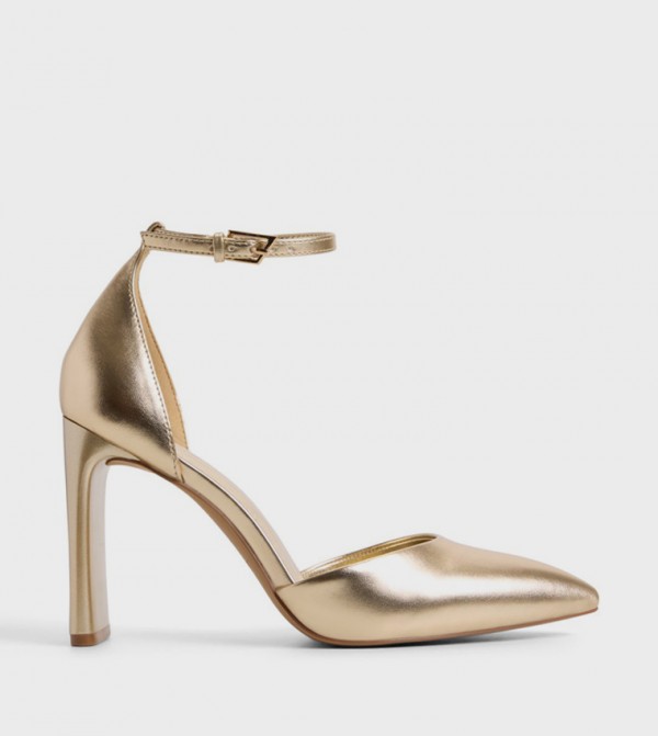 KIMMIE Ankle Strap Pointed Toe Pumps