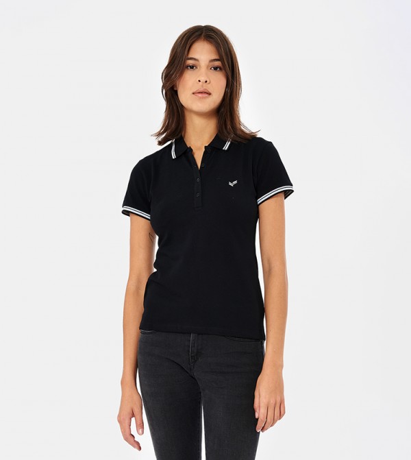 Logo Detail Regular Fit Polo T-Shirt