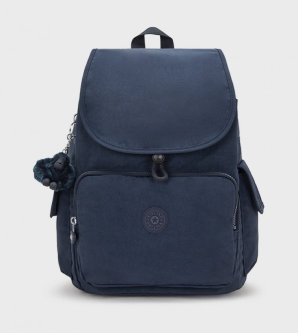 City Pack Logo Detail Backpack with Keychain