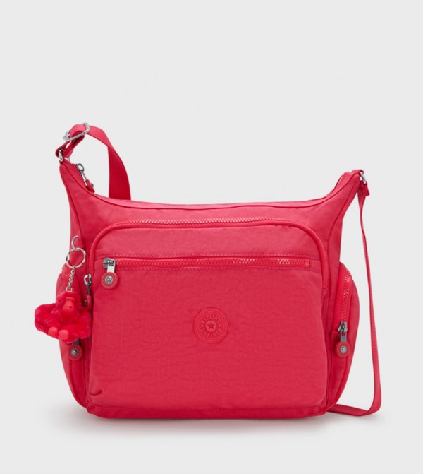 Gabbie Logo Detail Crossbody Bag with Keychain