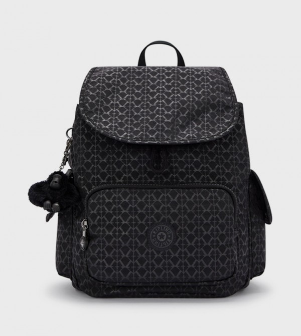 City Pack Patterned Backpack with Keychain