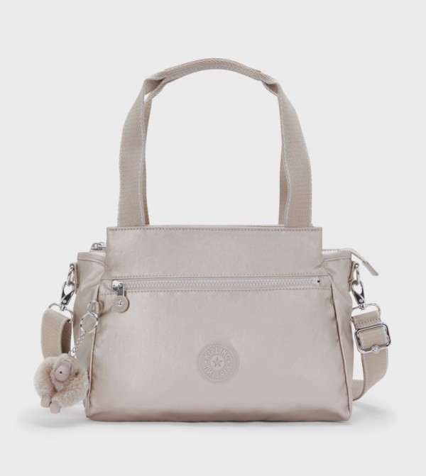 Elysia Logo Detail Shoulder Bag with Keychain