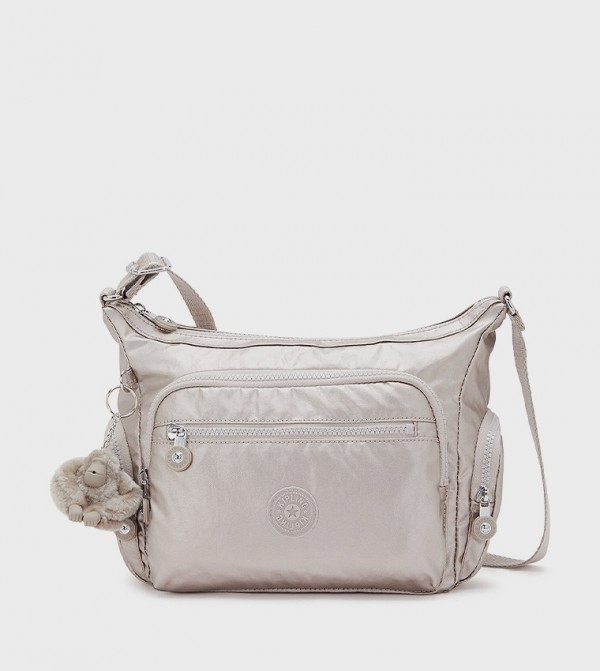 Gabbie Logo Detail Crossbody Bag with Keychain