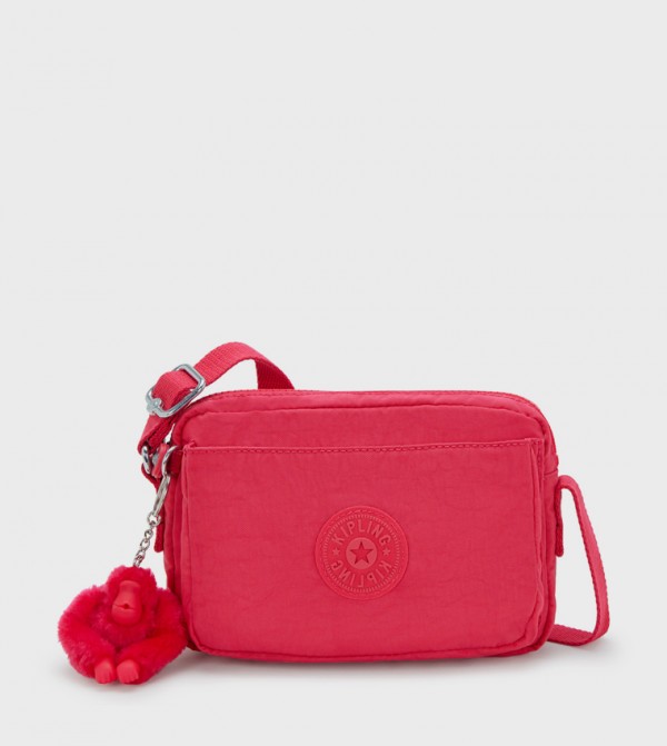 Abanu Logo Detail Crossbody Bag with Keychain