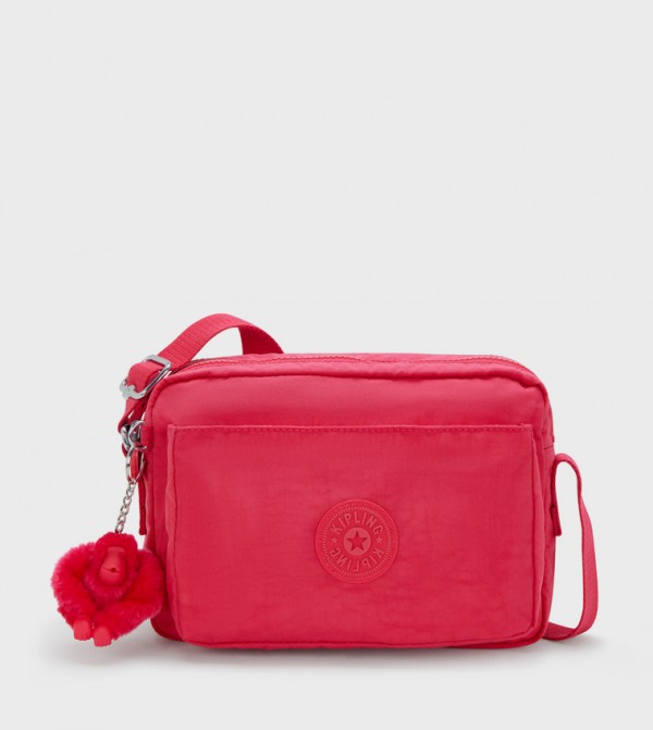 Abanu Logo Detail Crossbody Bag with Keychain