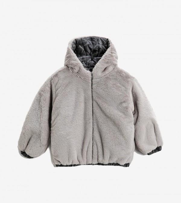 Kipp grey fur on sale jacket