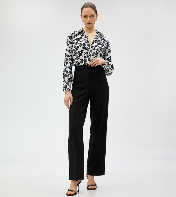 Floral Printed Long Sleeves Shirt