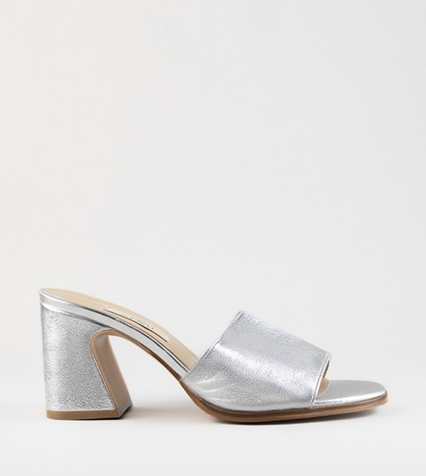 LISY Leather Block Heel Sandals