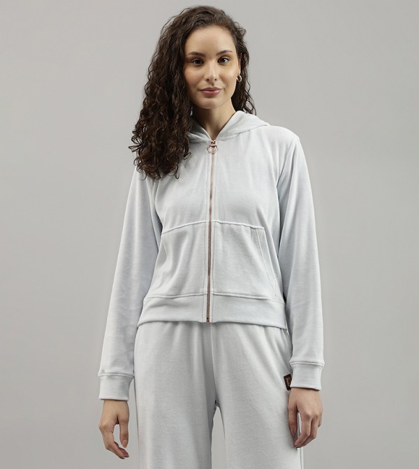 Zip-Through Hooded Jacket