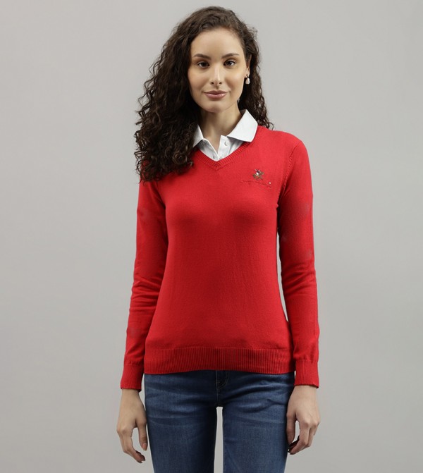 【最終値下げ】NVRFGT V NECK POLO SHIRT l7200aa-reda.jpg