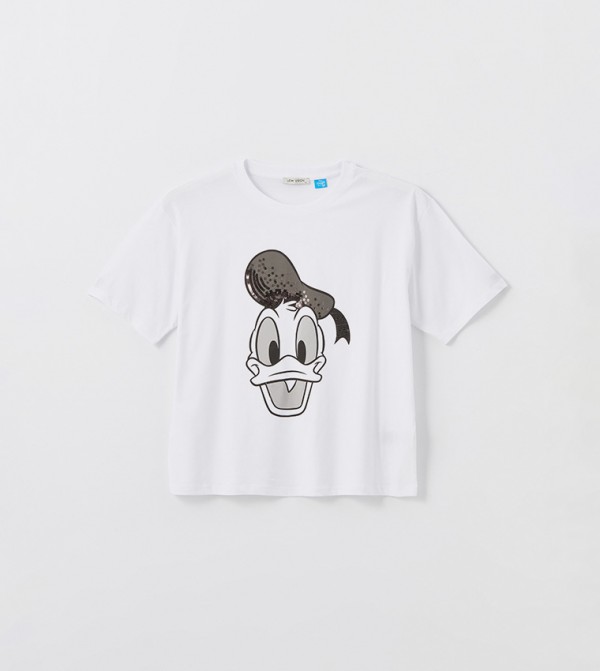 Donald Duck Printed Short Sleeves T-Shirt