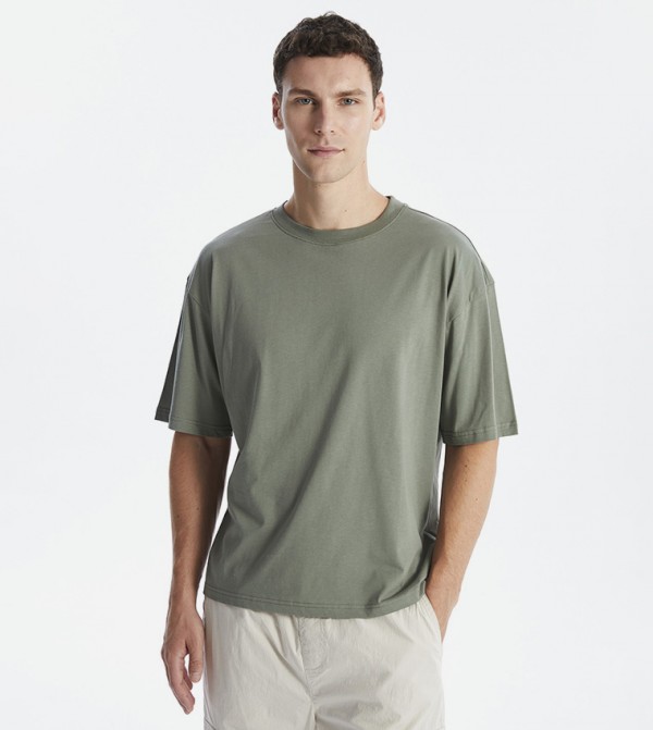 Solid Short Sleeves Casual T-Shirt