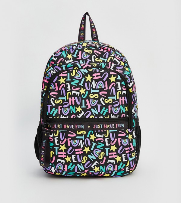 Printed School Backpack