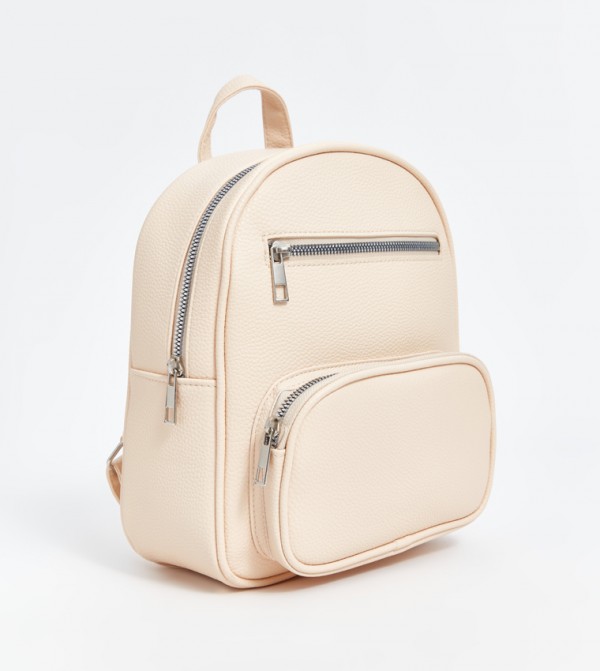 Textured Mini Backpack
