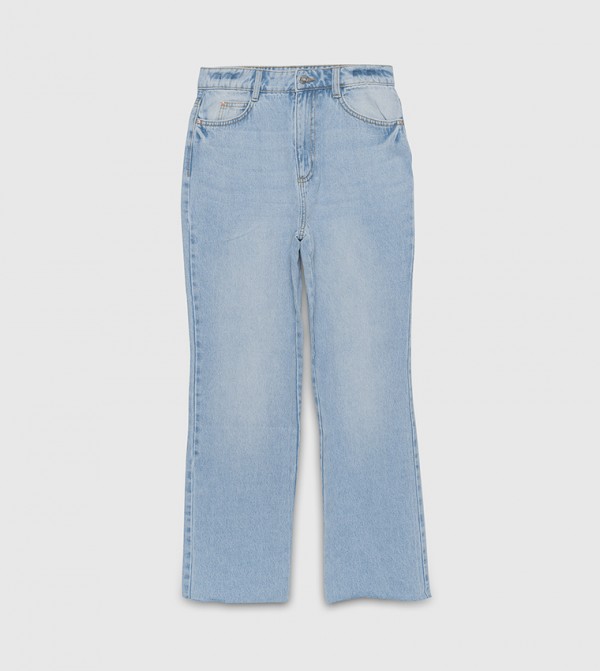 Faded Straight Fit Jeans
