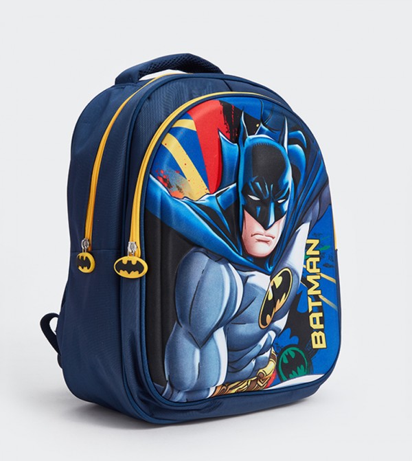 Batman Printed Front Pocket Backpack