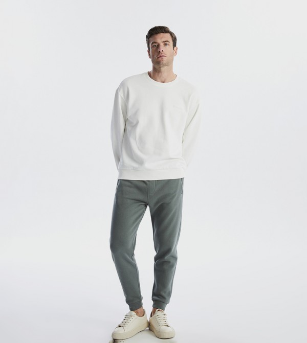 Drawstring Waist Slim Fit Joggers