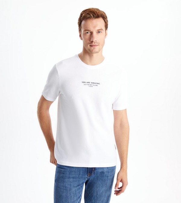 Printed Short Sleeves Casual T-Shirt