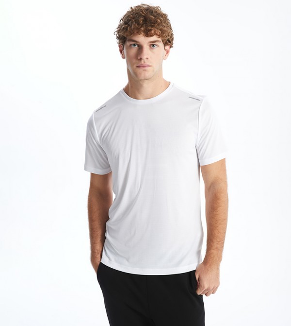 Solid Short Sleeves Active T-Shirt