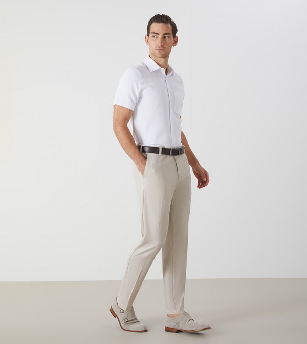 Solid Slim Fit Chinos