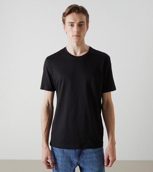 Crew Neck Jersey T-Shirt