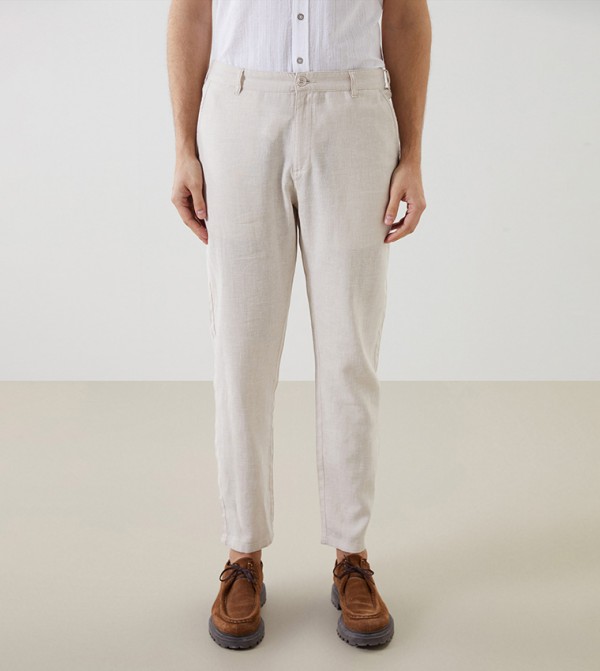 بنطال تشينو ضيق سادة 