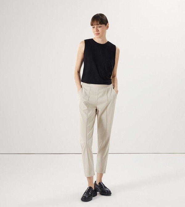 Seam Detail Slim Fit Trousers