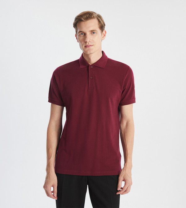 Solid Short Sleeves Polo T-Shirt