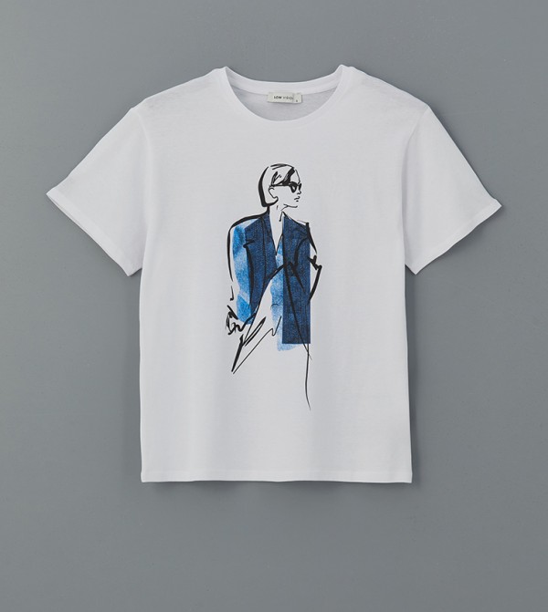 Printed Crew Neck T-Shirt