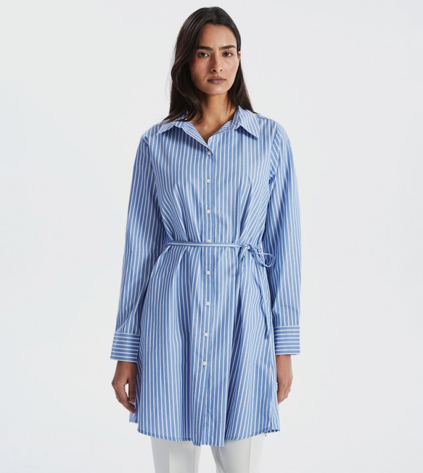Striped Long Sleeves Tunic