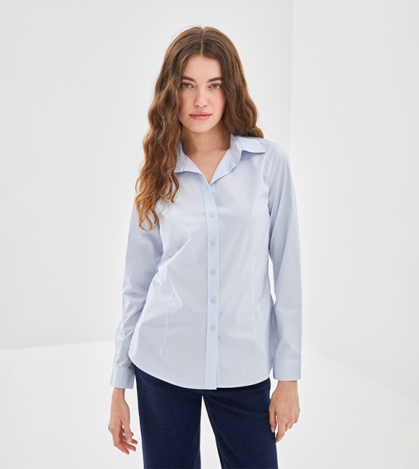 Solid Long Sleeves Shirt